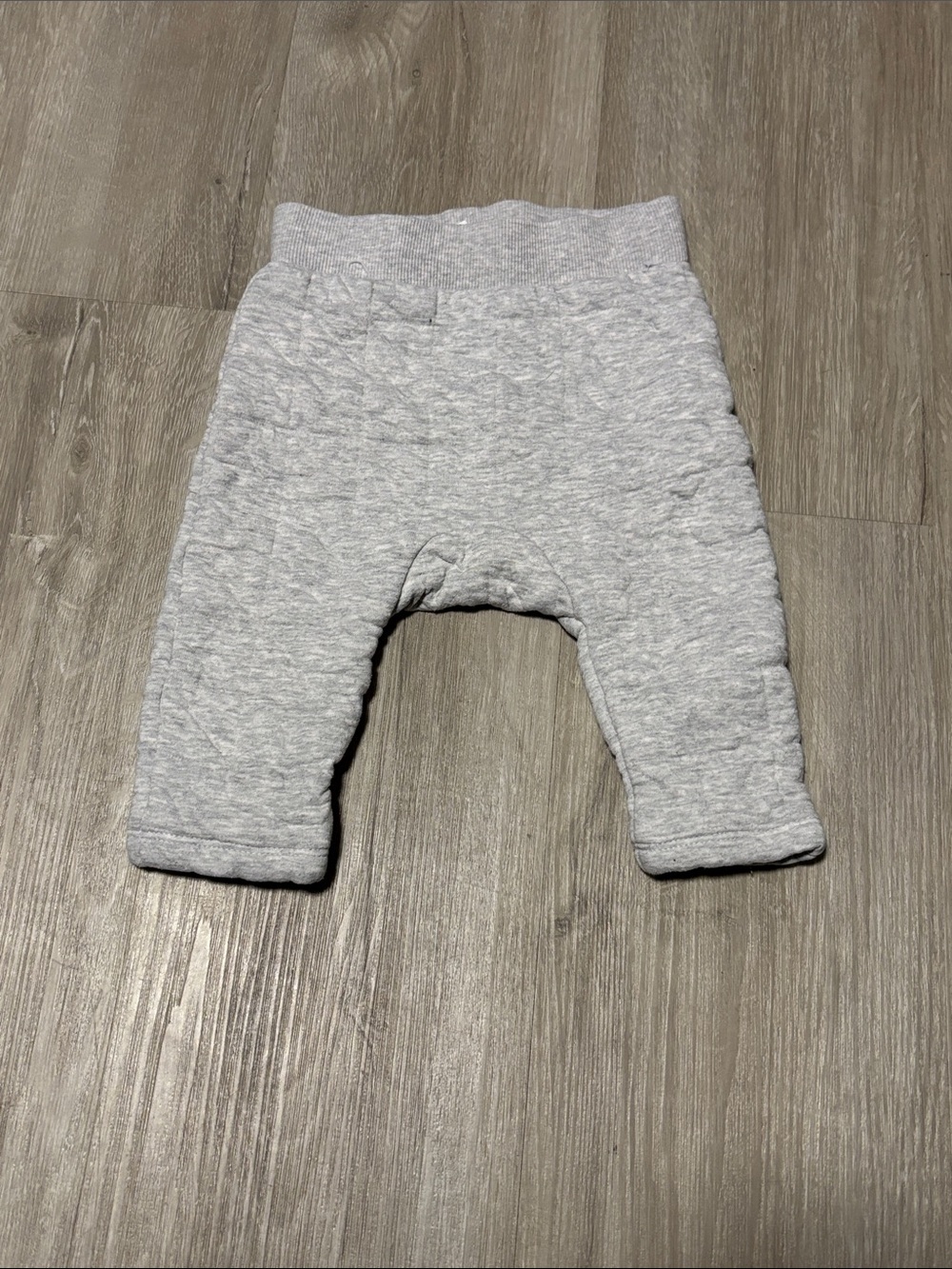 Cotton On Neutral Quilted Baby Pants - Light Gray